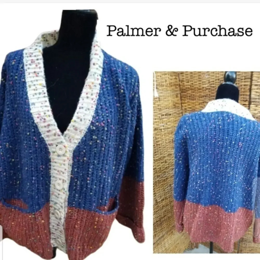 Palmer & Purchase Grandpa Oveesize pocket cardy 14 - Picture 2 of 9